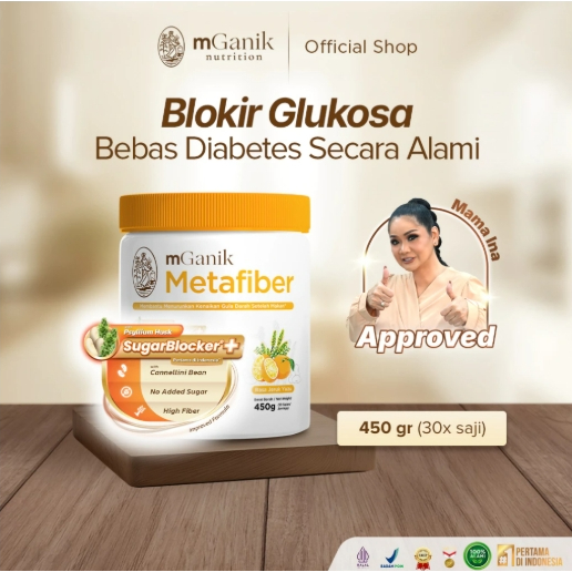 MGANIK METAFIBER- RASA JERUK YUZU + BOTOL SHAKER