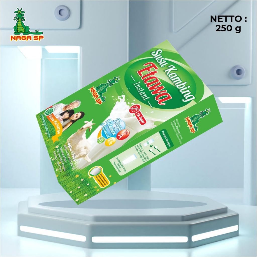 

Susu Kambing Etawa 250g (NO SUGAR) cocok untuk nyeri sendi dan tulang