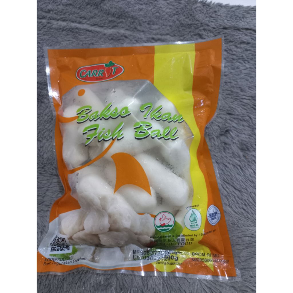

bakso ikan carrot