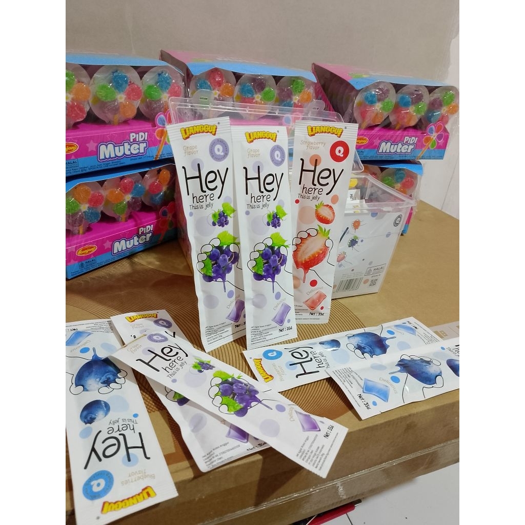 

jeli jelly hey here this jelly aneka rasa buah toples isi 30pcs