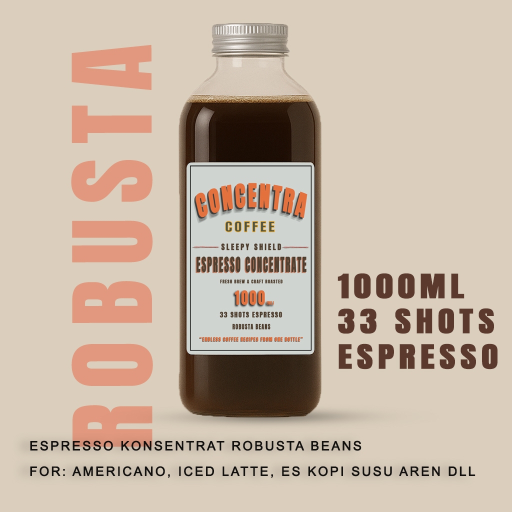 

Concentra Espresso Konsentrat Kopi Robusta 1 Liter