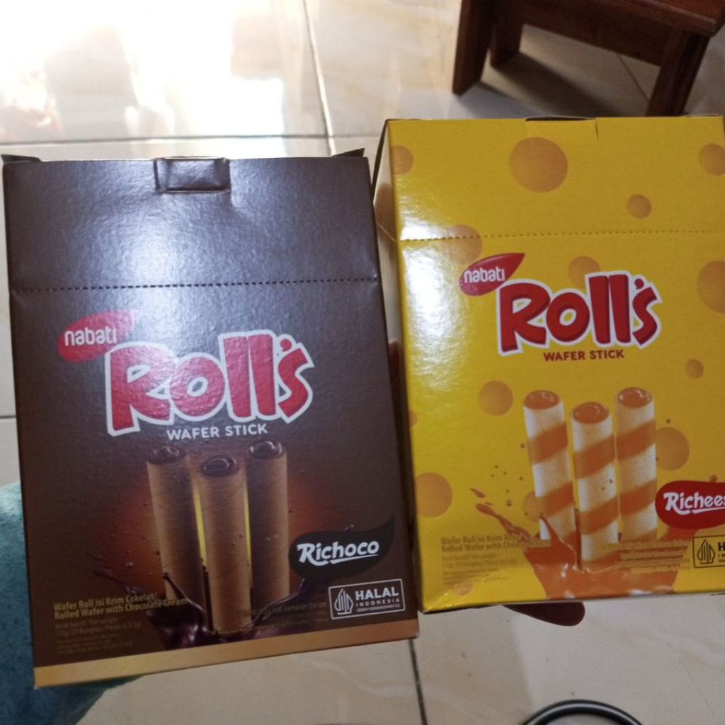 

KS - Nabati Rolls 1karton Isi 6 Box / Nabati Rolls Coklat / Nabati Rolls Keju / Nabti Rolls Dus