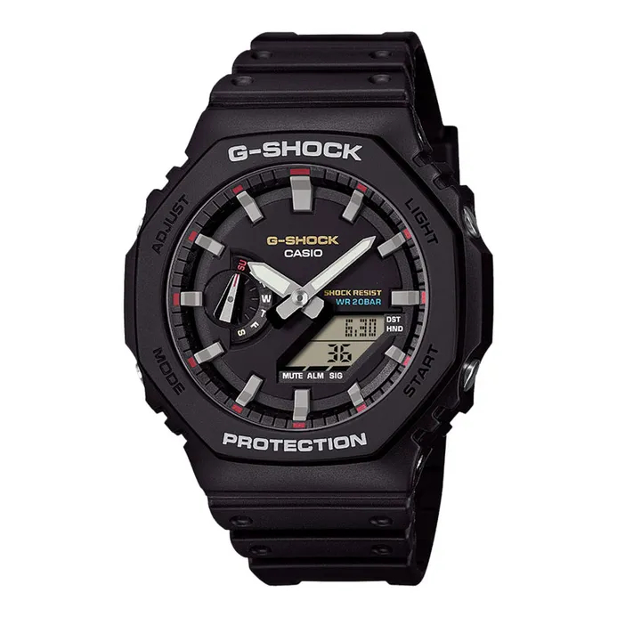 Jam Tangan Pria Tali Resin G-Shock GS GA-2100RL-1ADR