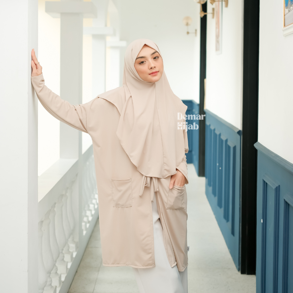 Demar Hijab - Gamila (Hijab Cardigan Instan Jersey Super Premium)