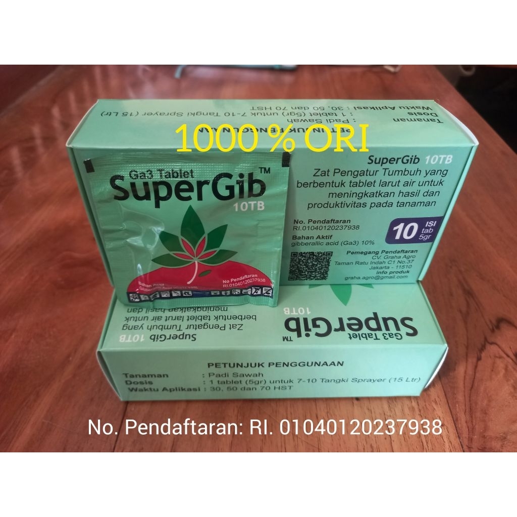 ZPT - SuperGib ORI, My Gibb, Gibrill GA3 Tablet Super Premium bukan Golden Gibb, King Gibb, Dewa Gib