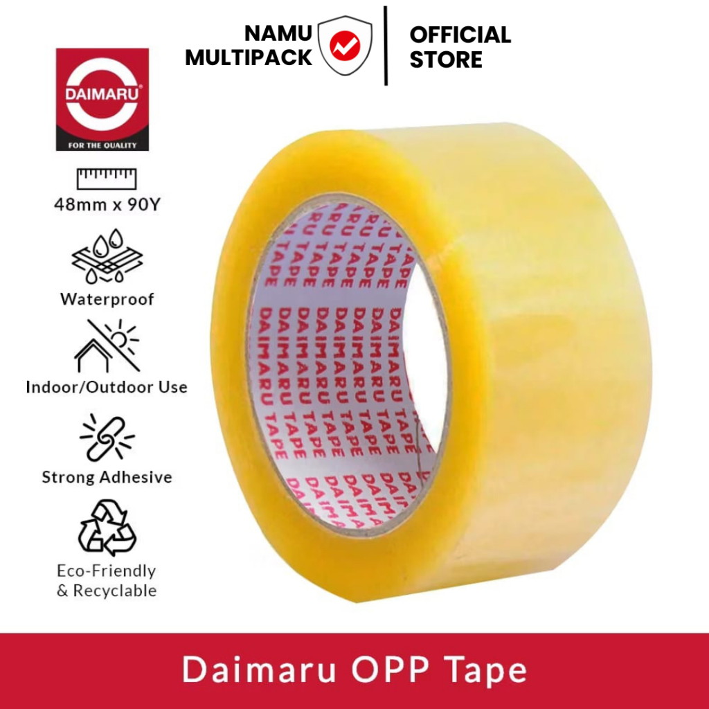 

Daimaru OPP Lakban Bening 48 mm x 90 Yard