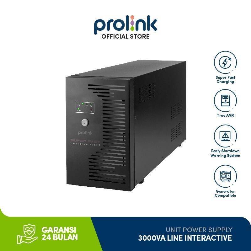 Prolink 3000VA /1800 Watt Line Interactive UPS Super Fast Charging