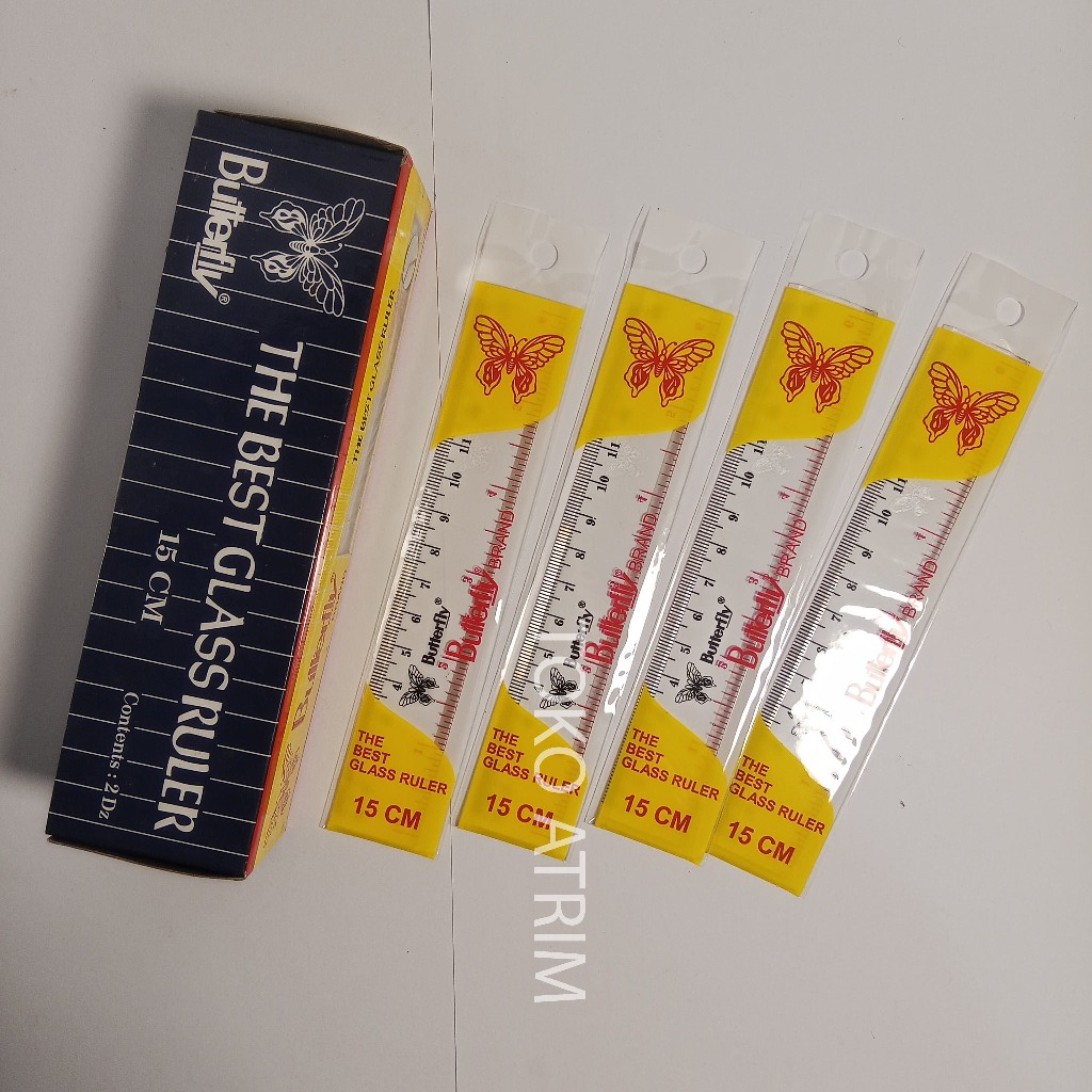 

PENGGARIS BUTTERFLY 15CM ASLI | PER 12 PCS