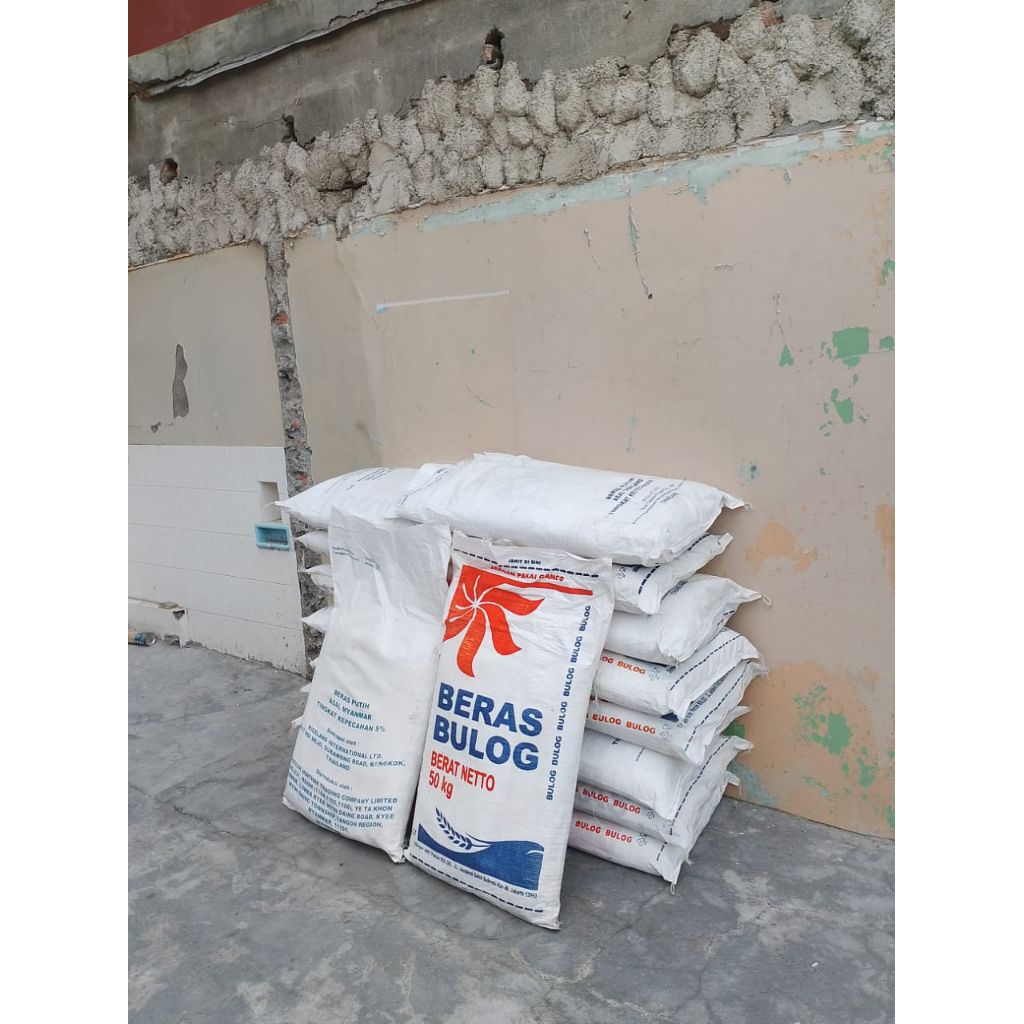 Karung bekas beras bulog 50kg tebal