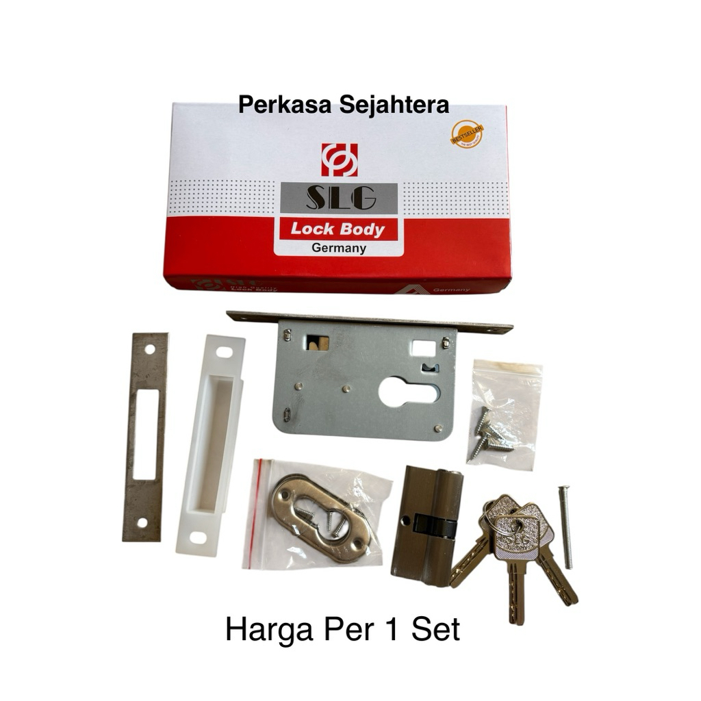 Kunci pintu geser sliding Soligen Germany /  Body kunci pintu silinder dorong