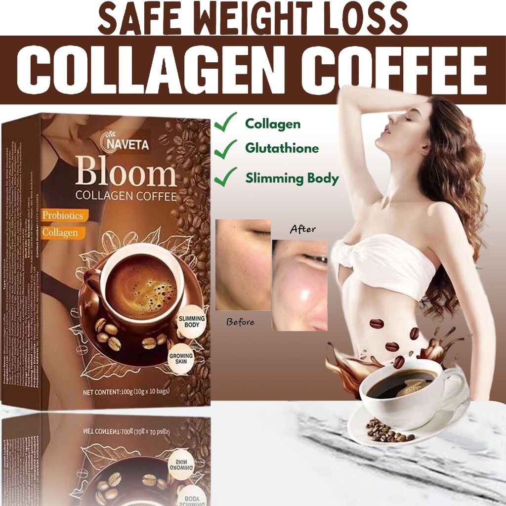 

Bloom Collagen Coffee 100g Kopi Diet Enzim Pelangsing Tubuh Penghancur Lemak Instant Coffee Robusta Collagen Detoksifikasi