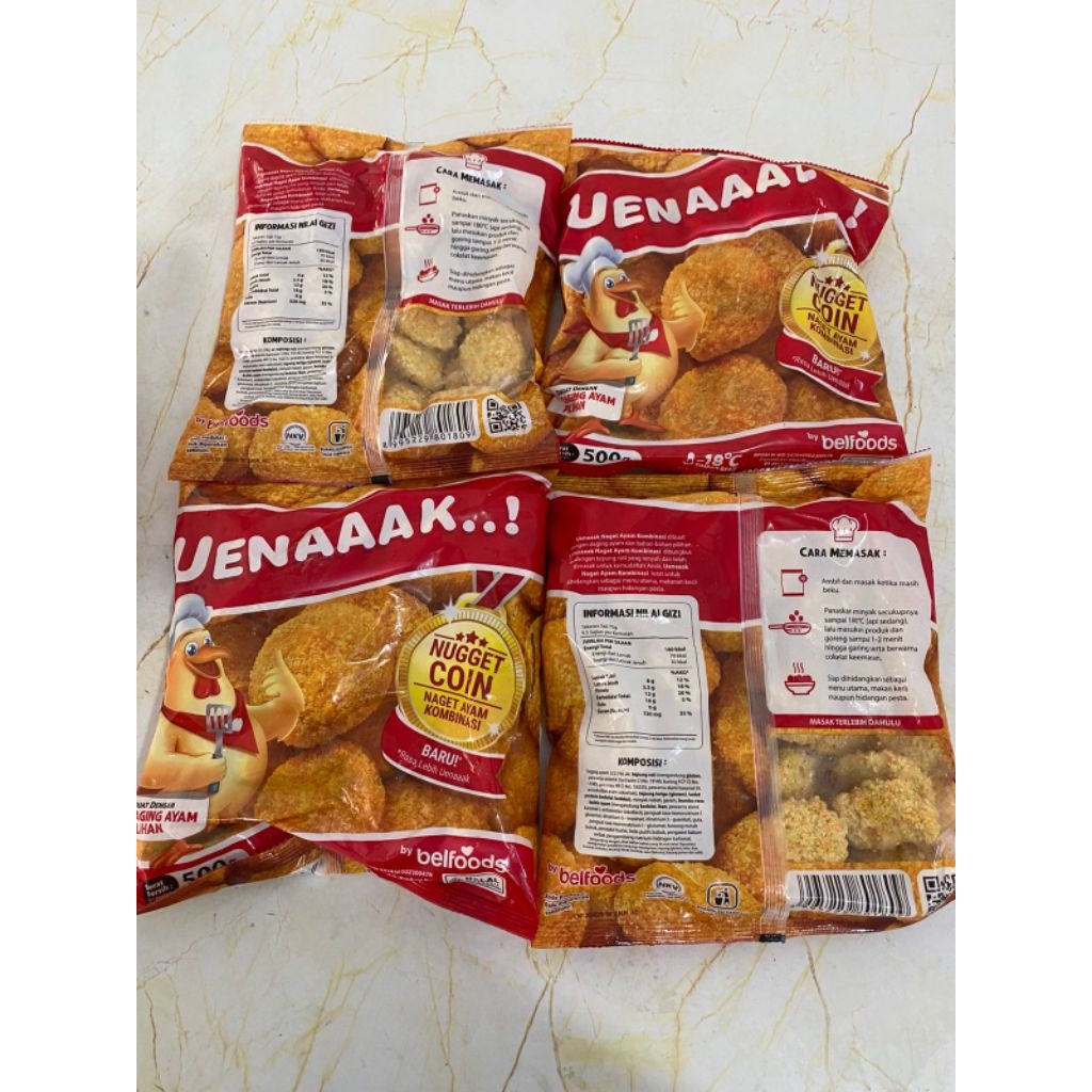 

belfoods naget koin 500gr