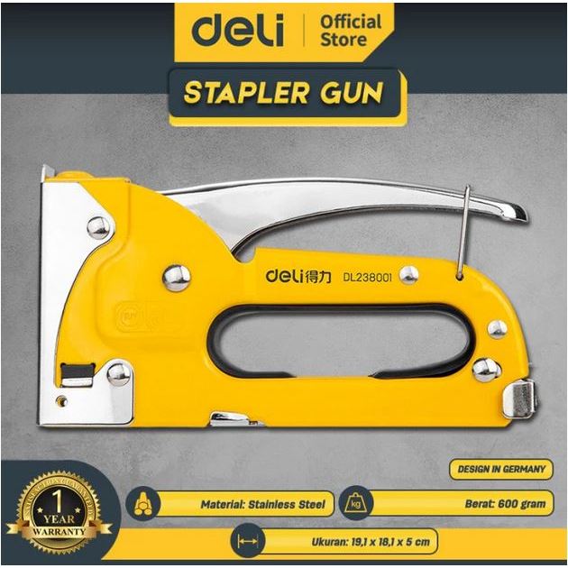 

Alat Pemasang Kulit Jok Motor Kain Pelapis Busa Kursi Sofa Mable STAPLER DELI Paku Tembak 4 - 8 MM Manual Powerfull Serbaguna Streples Staples Staple Hekter Tacking Klip Jumbo Kontruksi Furniture Tacker