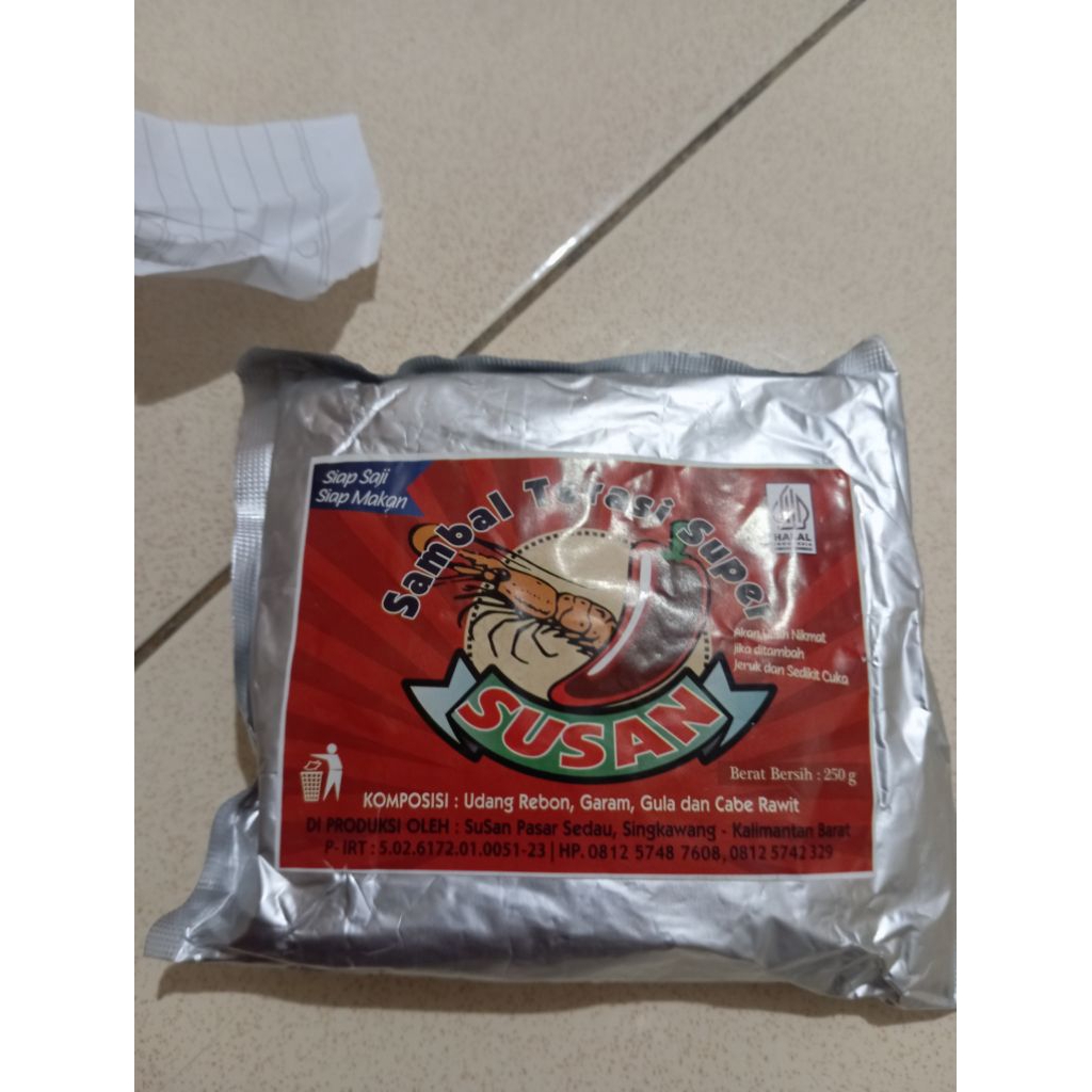 

Terasi susan super 500 gram