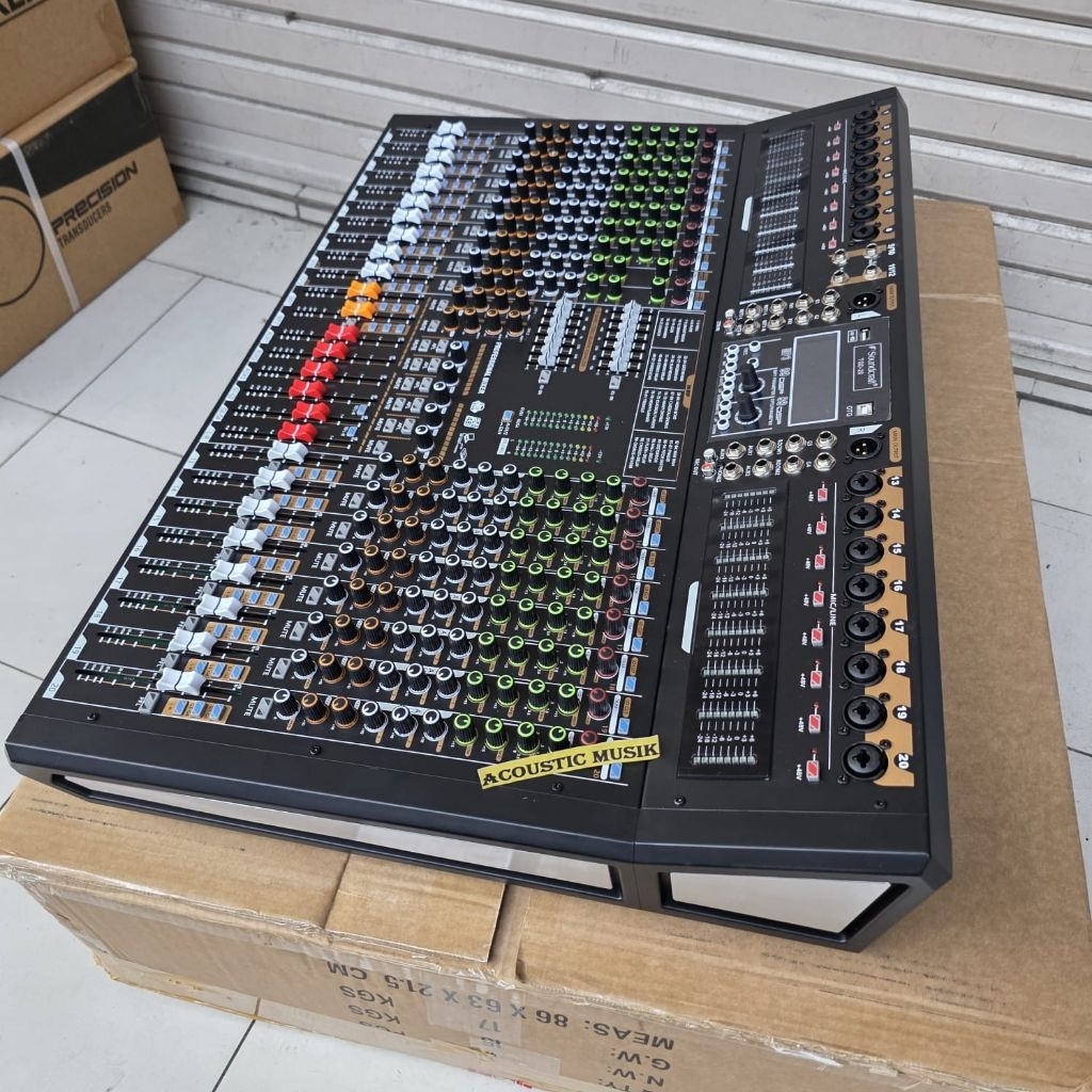 MIXER AUDIO SOUNDCRAFT TGD20 MIXER AUDIO PROFESIONAL 20 CHANNEL  16 MONO + 2 DUAL CHANNEL TGD 20