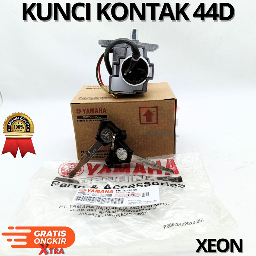 Kunci Kontak Yamaha 44D Konci Motor Set Xeon Karbu Xeon GT Xeon RC Key Set Kualitas Asli Original YG