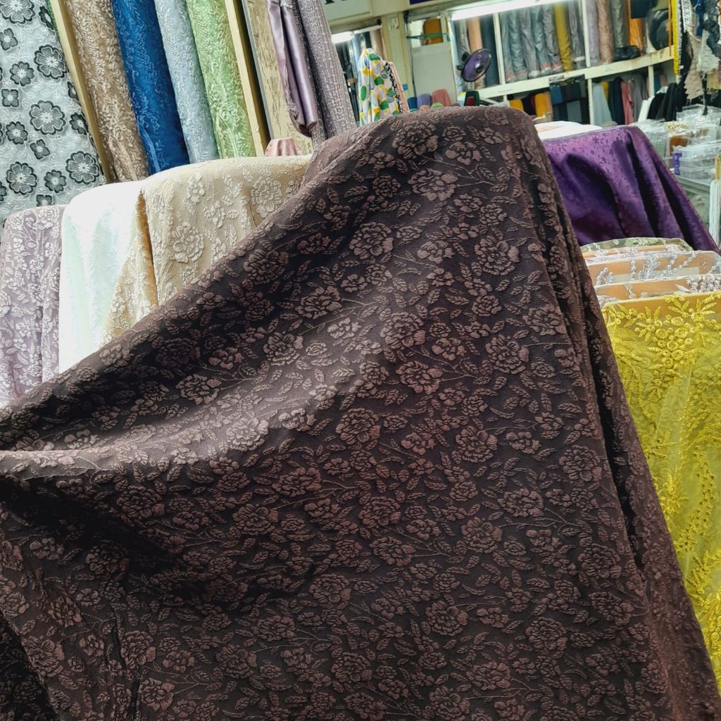 Bahan kain jaguard embos premium jaguar embos import