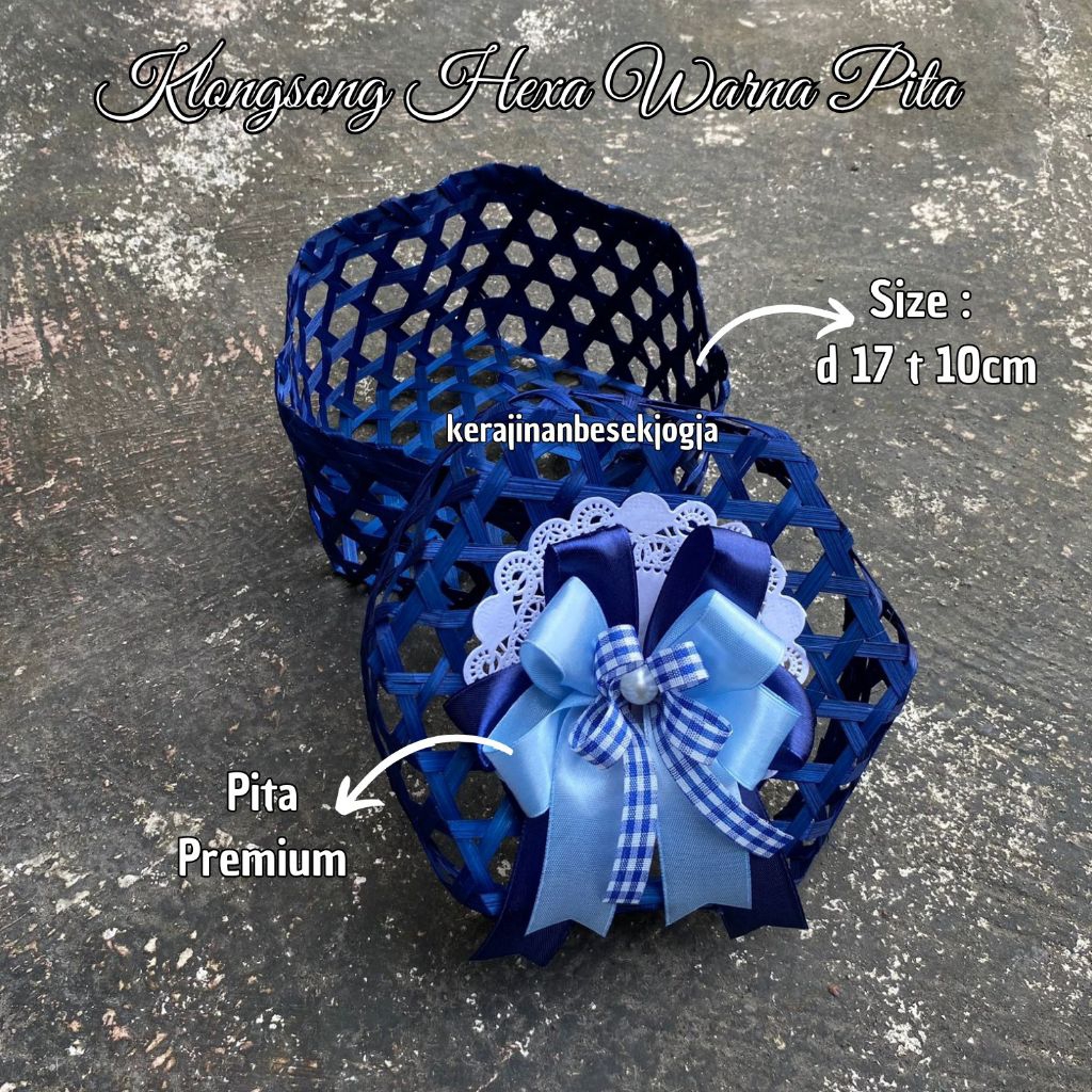 

KLONGSONG HEXA D 17 T 10CM WARNA PITA | hampers hantaran bingkisan parsel hampers murah