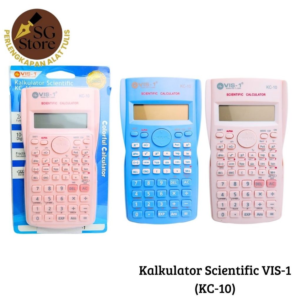 

Kalkulator Scientific kode KC-10 / Calculator / Alat Hitung