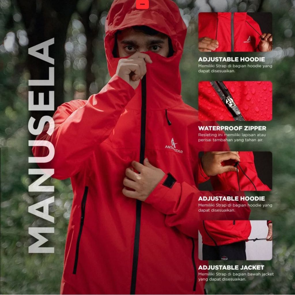 Jaket Outdoor Manusela Antarestar Size M