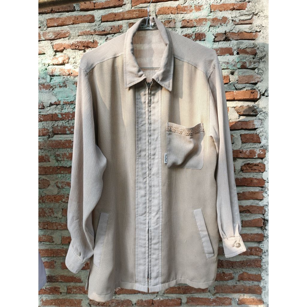 jaket Troy Bros Jacket cream