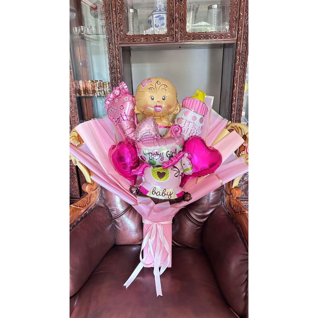 Buket Balon Bayi Jumbo // Baby Balloon Bouquet TANGERANG