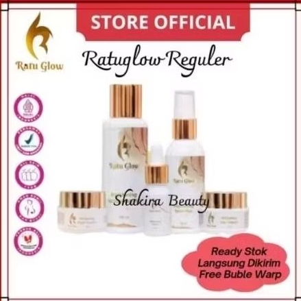 RATU GLOW ECER PENGHILANG FLEK, MEMUTIHKAN KULIT GARANSI ORIGINAL