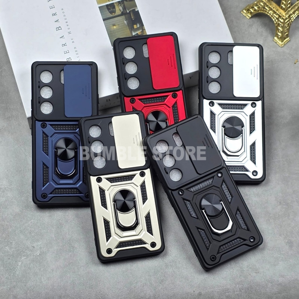 Tecno Camon 40 Pro Tecno Camon 40 Case Ring Armor Robot Slide Transformer Slide Kamera Protection Te
