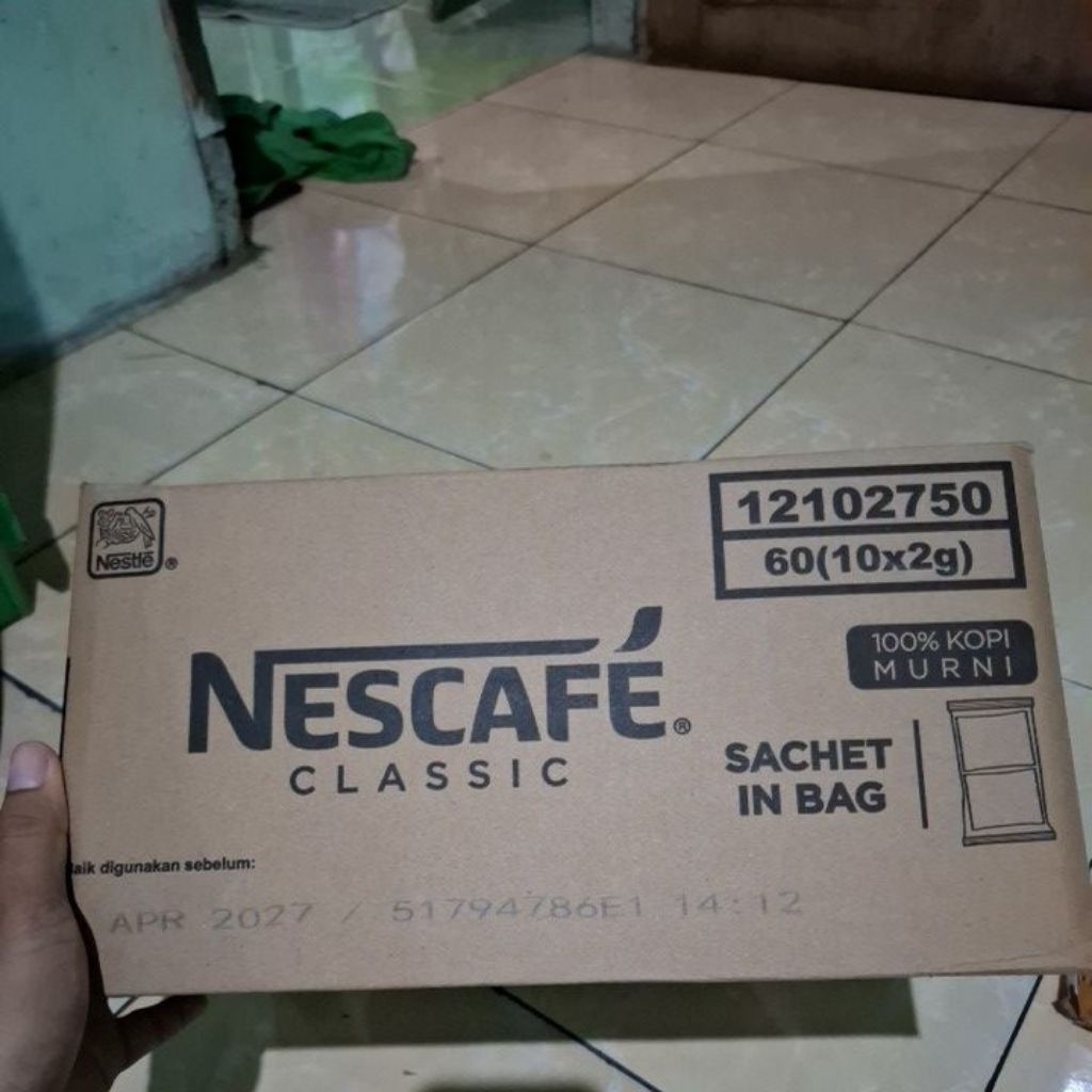 

Nescafe classic sachet 1 karton