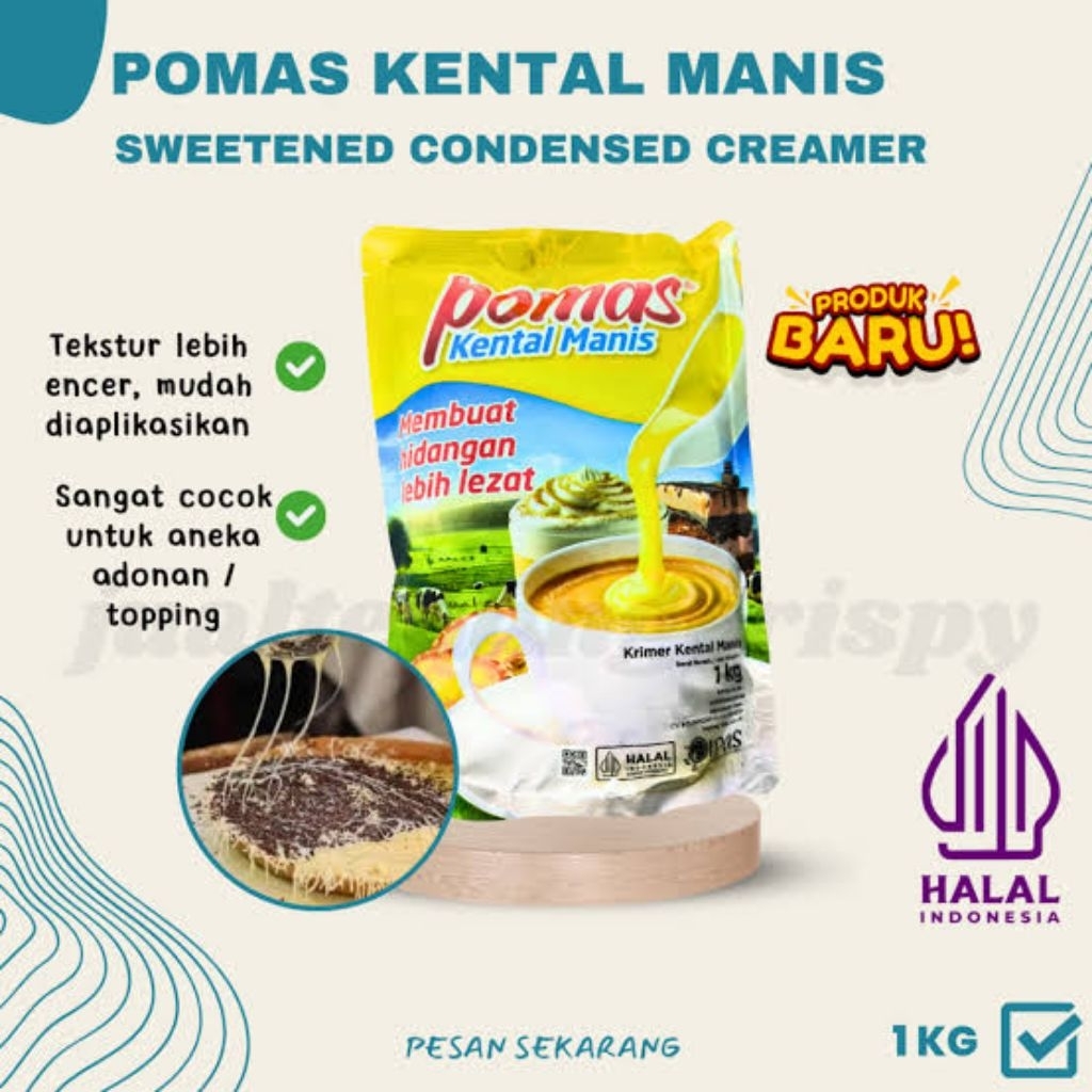 

susu kental manis pomas pouch 1 kg