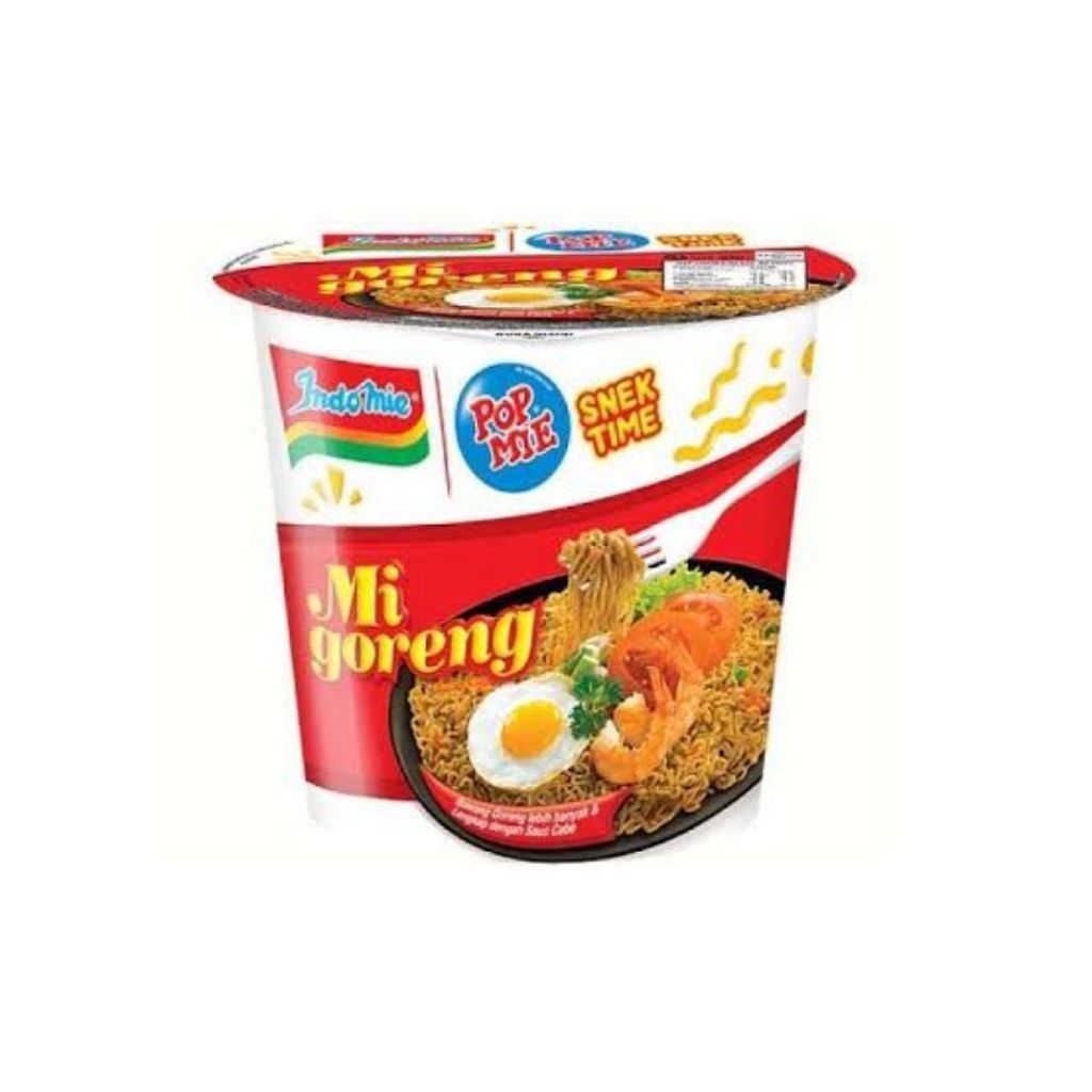 

5 PCS POP MIE CUP MI GORENG SNEK TIME 43 GRAM
