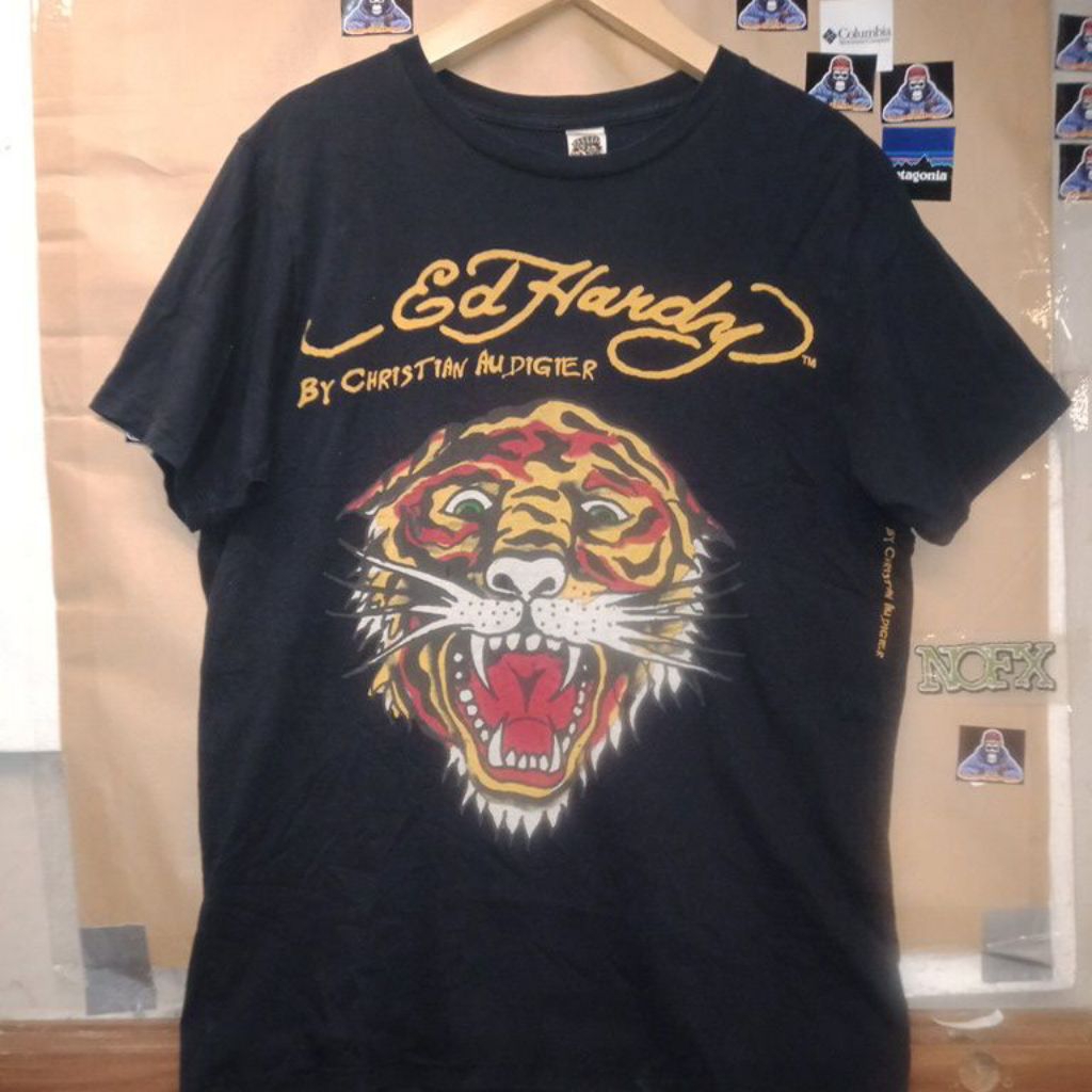 ED HARDY by christian audigier luxury t-shirt size M fit L private collection ORIGINAL