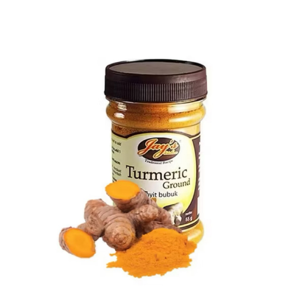 

Jay’s Turmeric Ground 55 g – Kunyit Bubuk Murni Kaya Manfaat
