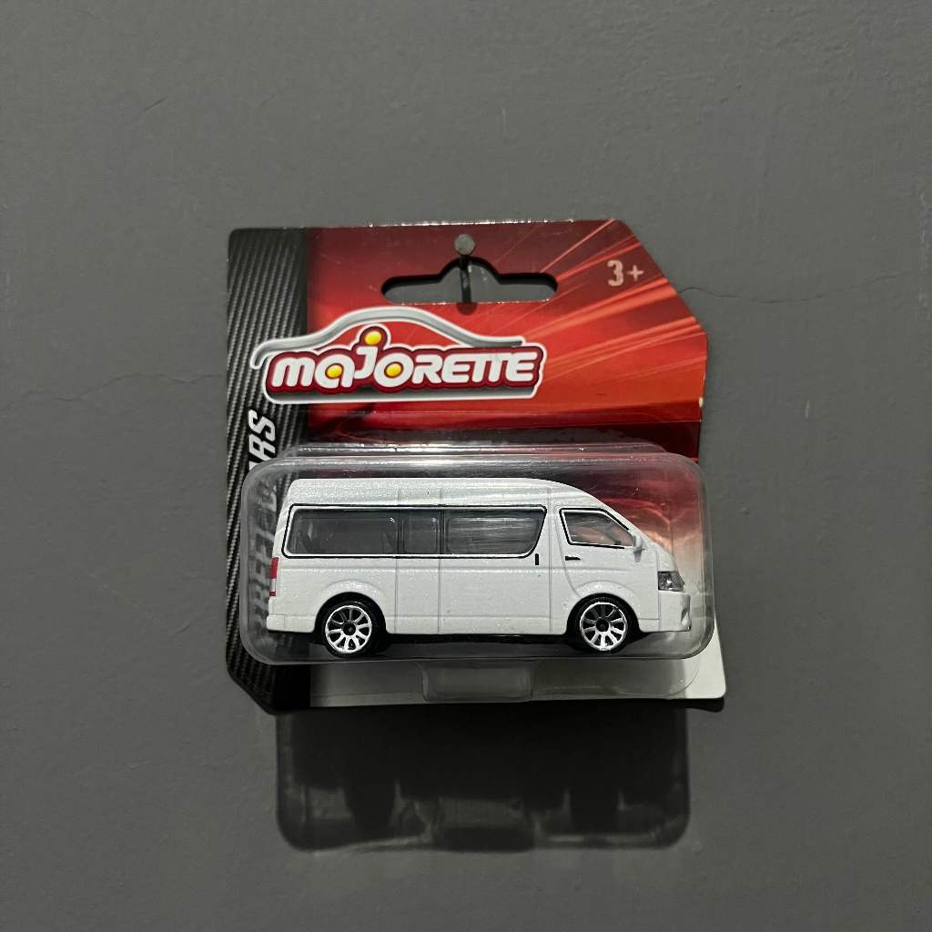 Diecast Majorette Toyota Hiace Putih