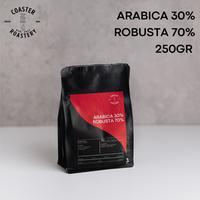 

[oddsolshop] pekanbaru/Coaster Roastery House Blend 250GR Arabica 30% Robusta 70% Bubuk Kopi Coffee
