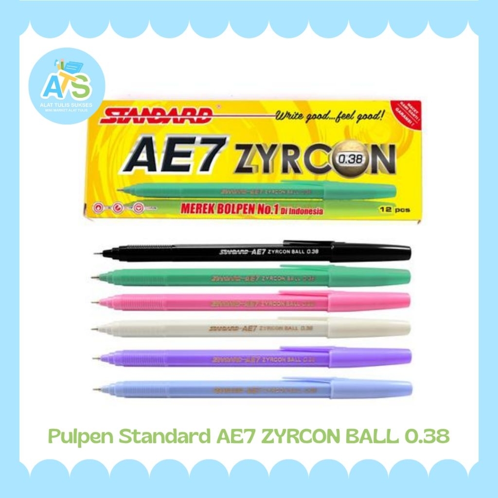 

pulpen standard ae7 zyrcon ball 0,38