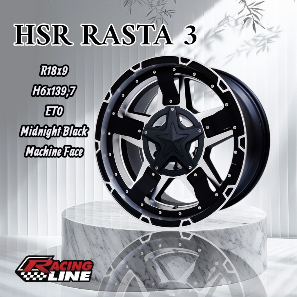 velg fortuner ring 18 HSR RASTA 3