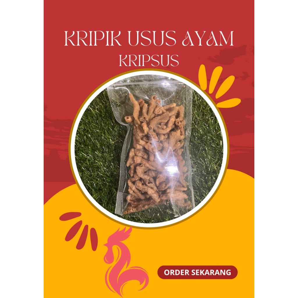 

Keripik usus ayam 100 gram original