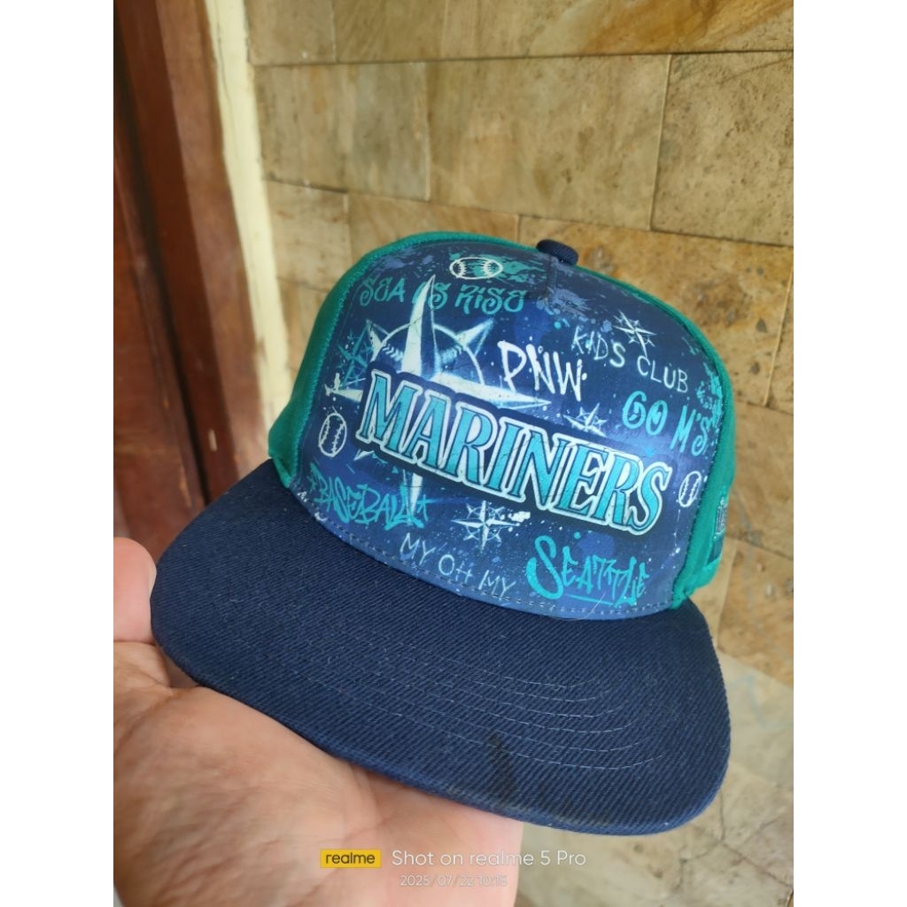 Topi Anak MLB Seattle Mariners By Melon Wear Original Scnd Fashion Pria/Wanita