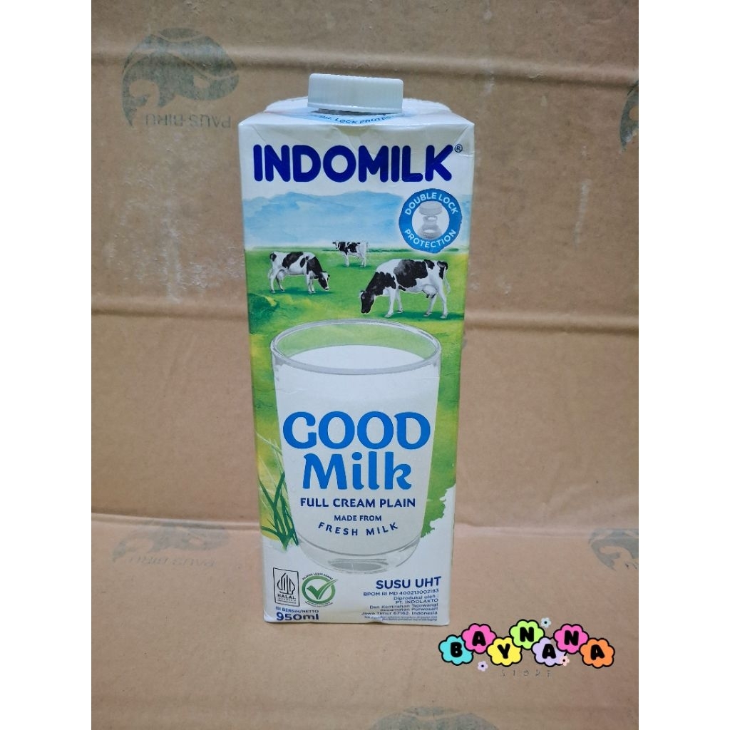 

MURAH! SUSU INDOMILK UHT FULL CREAM 950ML BUKAN 1L 1LITER!