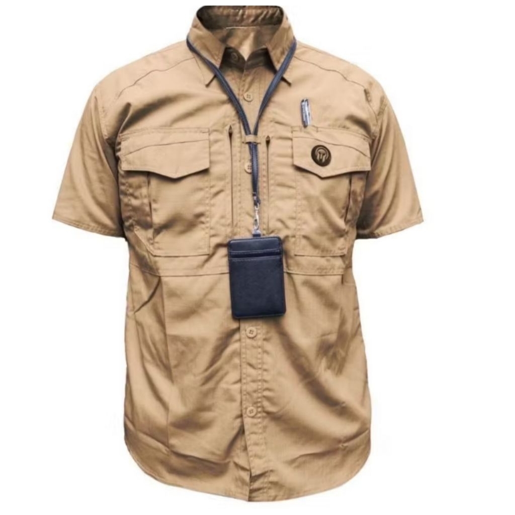 kemeja tactical american drill lengan pendek