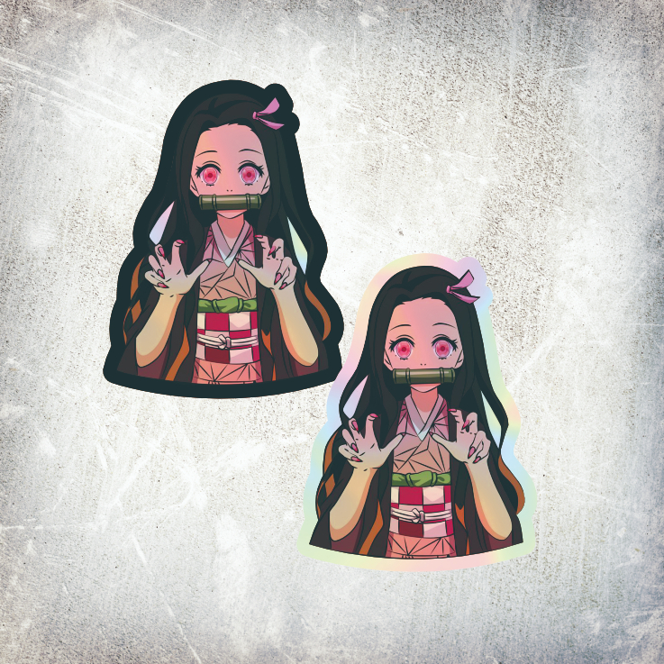 

STICKER HOLOGRAM ANIME KAMADO NEZUKO DEMON SLAYER/KIMETSU NO YAIBA