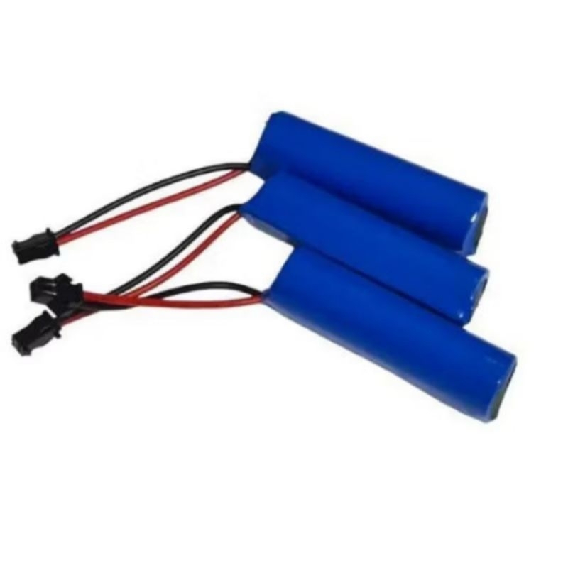 Velopiii67 Lithium-Ion Battery 18650 3.7V - 4.2V 6800Mah Soket Hitam Sm 2 Pin Baterai Mobil Rc -