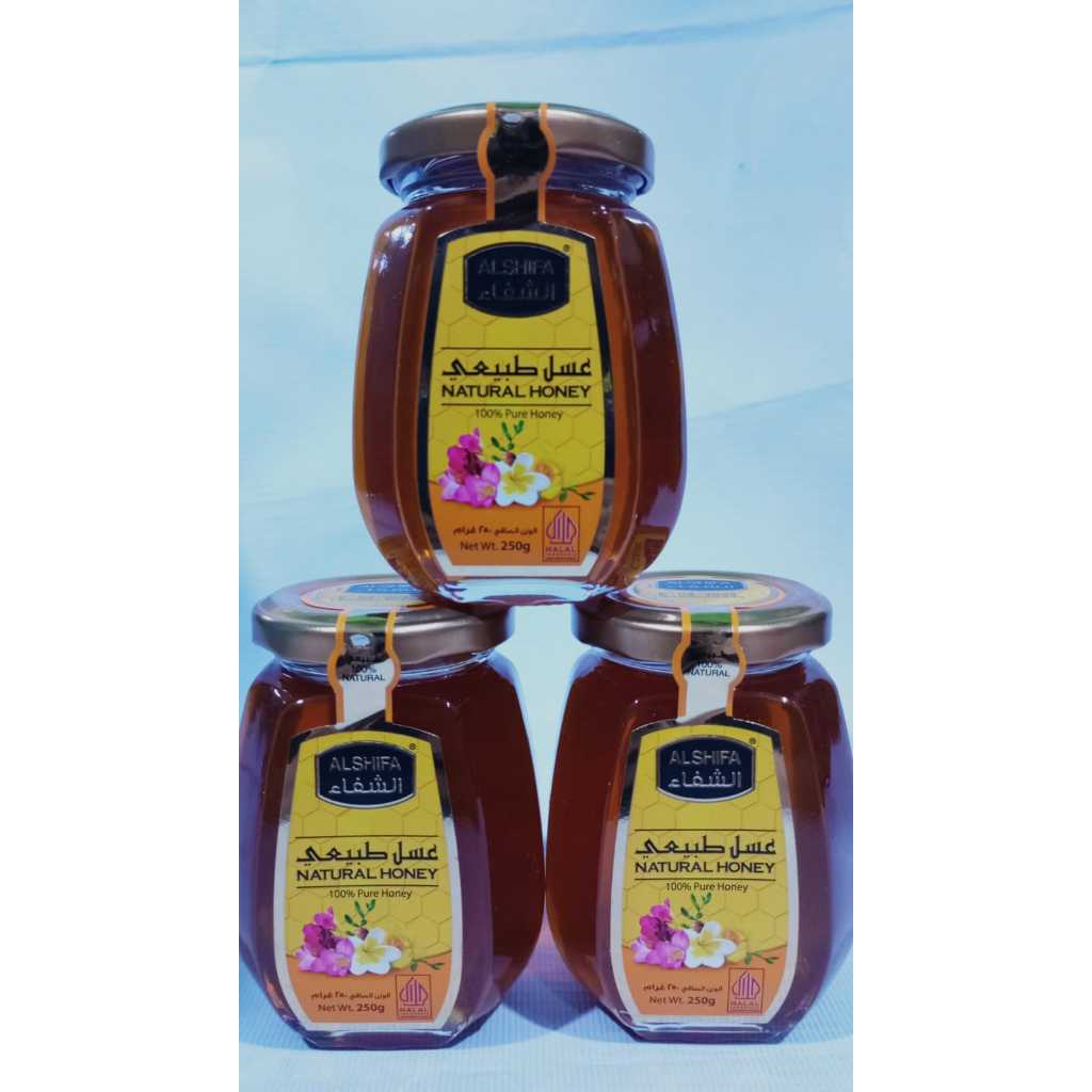 

Madu Arab ALSHIFA BPOM | AL-SHIFA Botol kaca 250 gr Dijamin Original