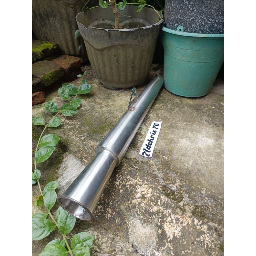 Knalpot Japstyle Motor Custom Bratstyle Caferacer Bober Scrambler