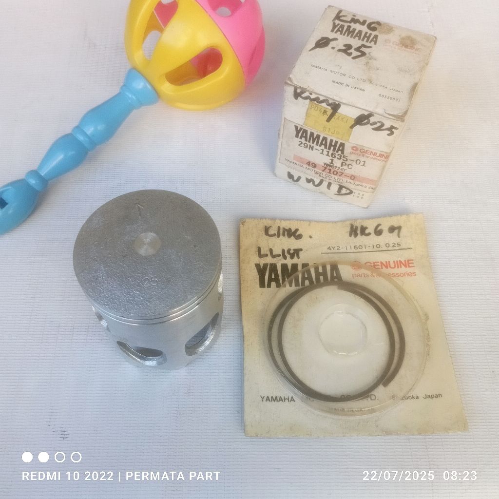 piston seher kit set yamaha rxking rx king cobra rxk 29N os 25 50 nos new old stok ori original yama