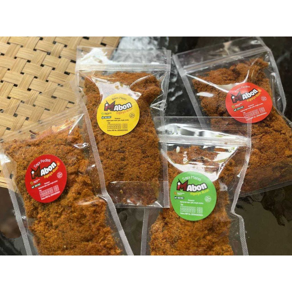 

Imabon Abon Premium/Abon Ayam/abon Sapi/abon manis, abon pedas, lembut, lauk praktis, cemilan sehat