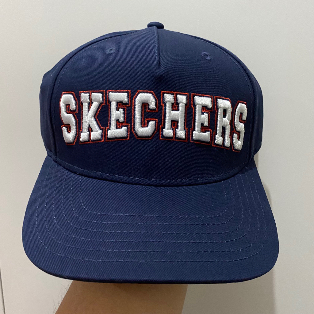 TOPI SKECHERS NAVY ORIGINAL UNISEX