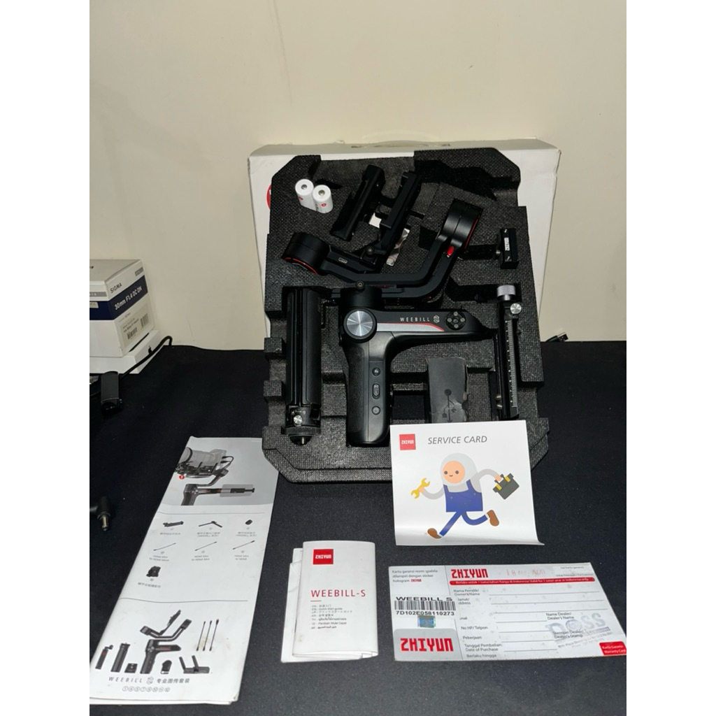 Zhiyun webill S lengkap fullshet