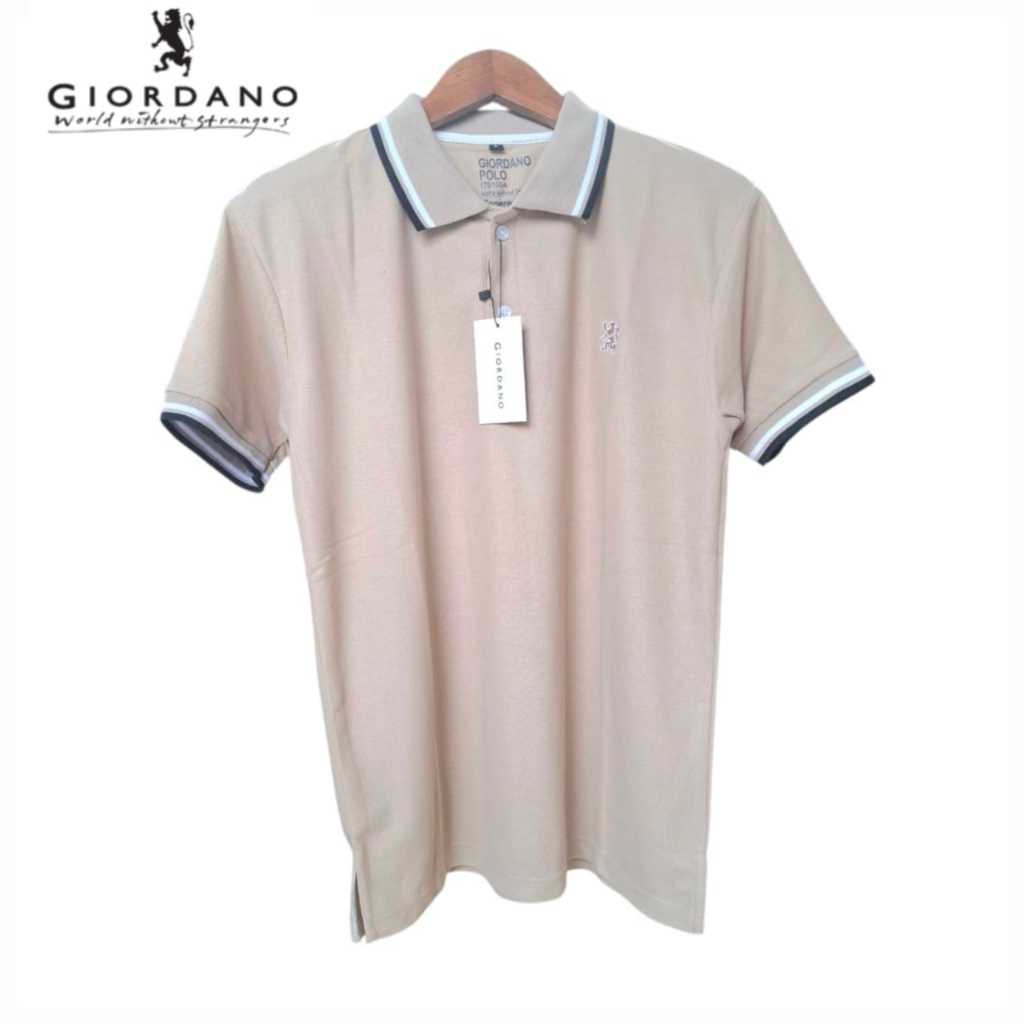 GIORDANO POLO SHIRT PREMIUN 100 % ORIGINAL DISTRO/KAOS KRAH PRIA GIORDANO HIGH QUALITY KATUN CVC